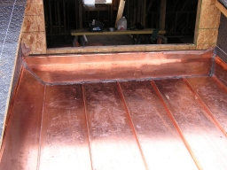 20.  Window pan flashing