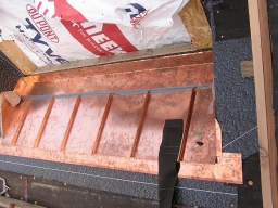 18.  Window pan flashing
