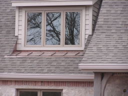 17.  Window pan flashing