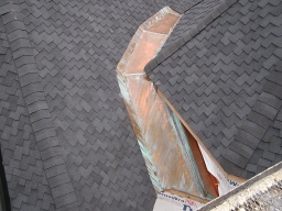 02.  Close-up of turret flashing