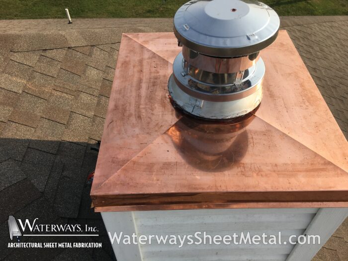 Copper Awning Work