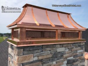 Stunning looking Copper Chimney Cap