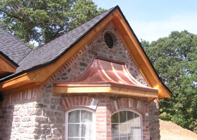 Copper Awning Work