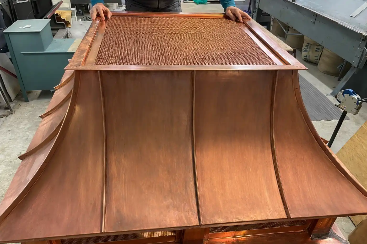 Copper Chimney Shroud